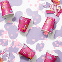Boots and Bows Paper Cups
