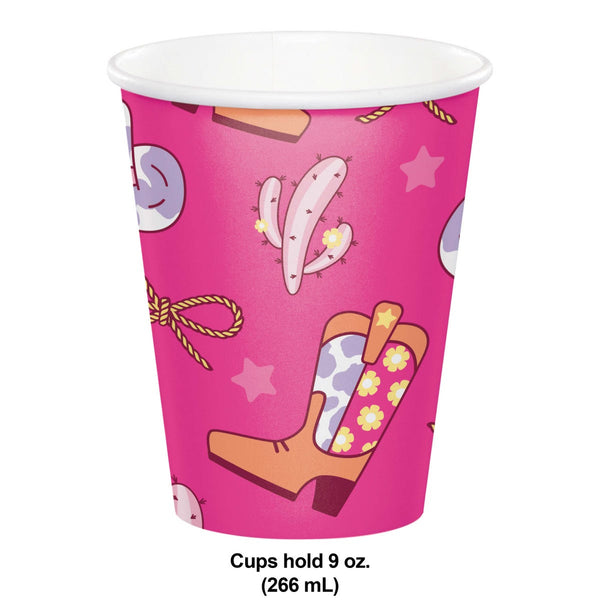 Boots and Bows Paper Cups