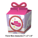 Boots and Bows Favor Boxes