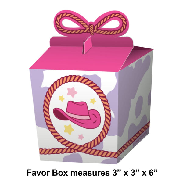 Boots and Bows Favor Boxes