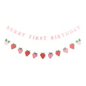 Berry First Birthday Banner Set