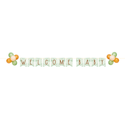 Teddy Bear Ribbon Banner with Balloons