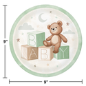 Teddy Bear 9" Party Plates | 8 Pack