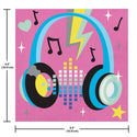 Birthday Beats Headphone Luncheon Napkins