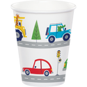 Transportation Time Paper Cups | 8 Pack