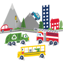 Transportation Time Centerpiece