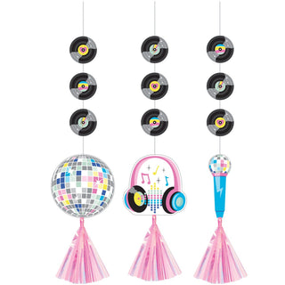 Birthday Beats Hanging Decorations