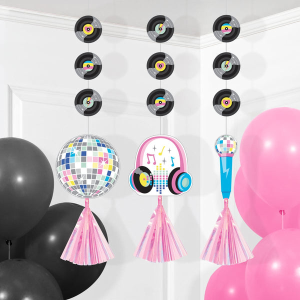 Birthday Beats Hanging Decorations