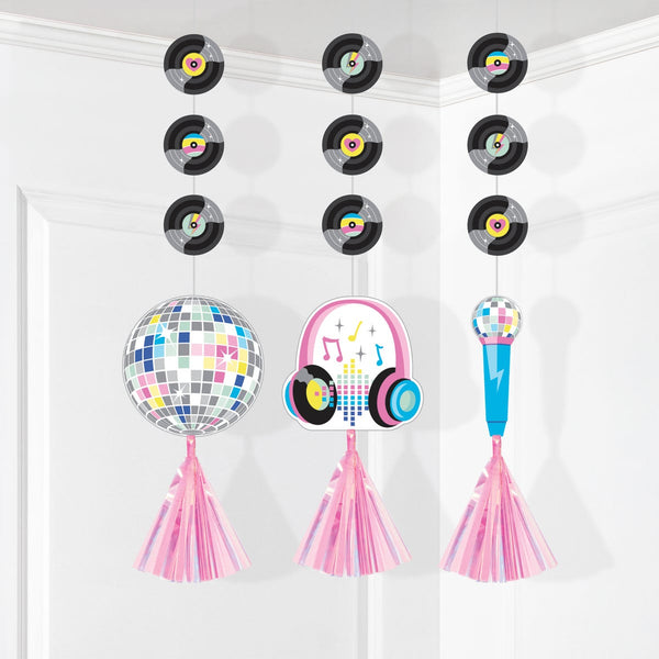 Birthday Beats Hanging Decorations