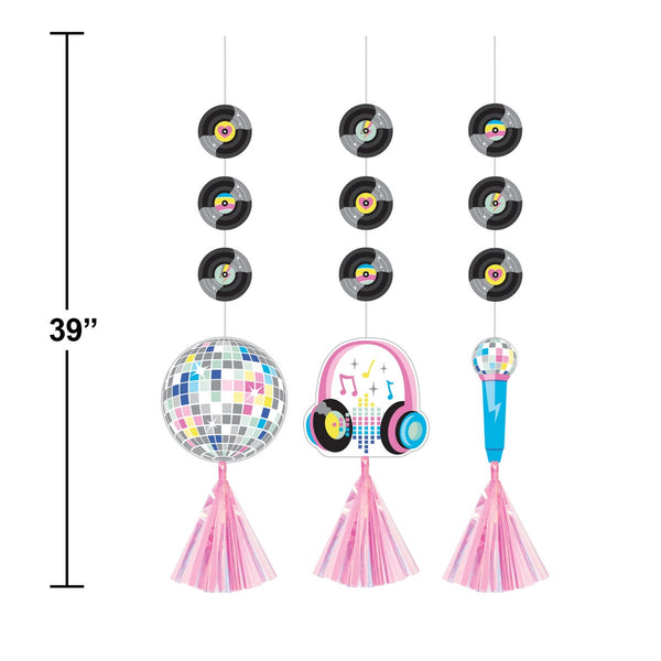 Birthday Beats Hanging Decorations