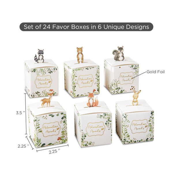 Woodland Baby Favor Boxes