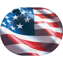 Freedom Flag Oval Platter product image