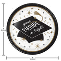 Glowing Grad Dinner Plates | 8 Count