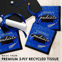 Congrats Graduate School Spirit Cobalt Beverage Napkins | 36 Count