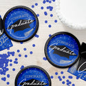 Congrats Graduate School Spirit Cobalt Blue 7" Dessert Plates | 18 Count