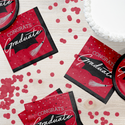 Congrats Graduate School Spirit Classic Red Beverage Napkins | 36 Count