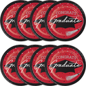 Congrats Graduate School Spirit Classic Red Dinner Plates | 18 Count