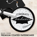 School Spirit White Luncheon Plates | 18 Count by Oh So Fancy Party - School Spirit party supplies