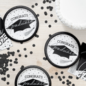 Congrats Graduate School Spirit White Dessert Plate | 18 Count