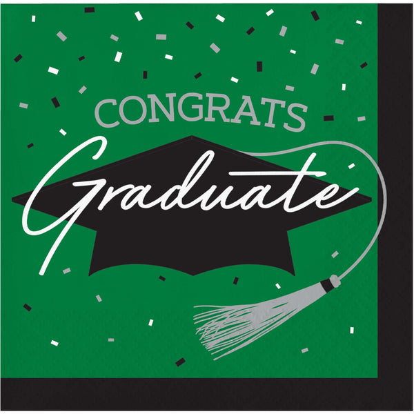 Congrats Graduate Green 108 Piece Tableware Bundle