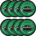 School Spirit Emerald Green Luncheon Plates | 18 Count by Oh So Fancy Party - School Spirit party supplies