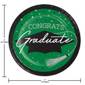 Congrats Graduate Green 108 Piece Tableware Bundle