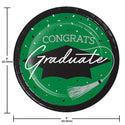 Congrats Graduate Green 108 Piece Tableware Bundle