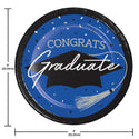 Congrats Graduate Blue 108 Piece Tableware Bundle