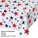 Patriotic Stars Paper Tablecover product image
