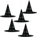 Halloween Honeycomb Hanging Witch Hat Decorations