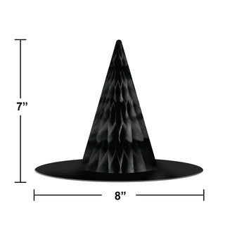 Halloween Honeycomb Hanging Witch Hat Decorations