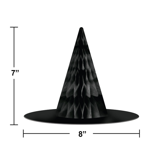 Halloween Honeycomb Hanging Witch Hat Decorations