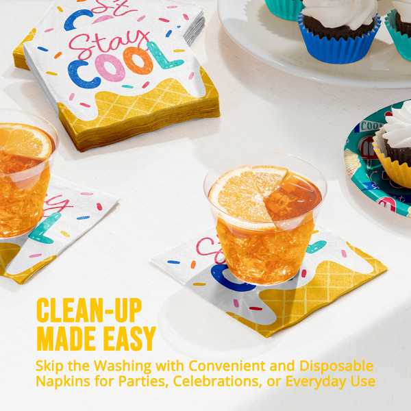Tasty Treats Beverage Napkins product image