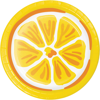 Fresh Fruits Dessert Plates styled on a party table