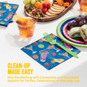 Summer Sippin' Luncheon Napkins styled on a party table