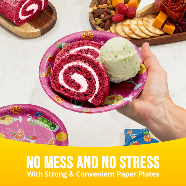 Summer Sippin' Dessert Plates