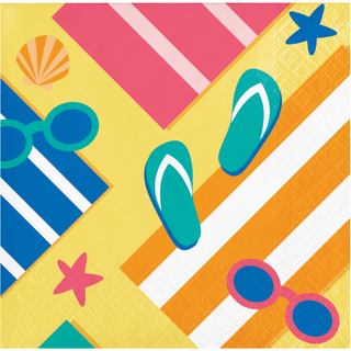 Summer Sun Beverage Napkins product image