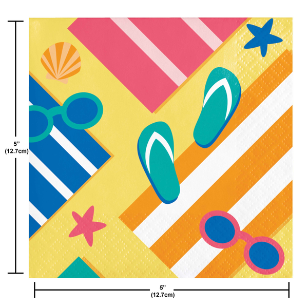 Summer Sun Beverage Napkins product image