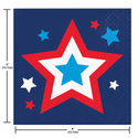 Peace and Patriotism Beverage Napkins product image