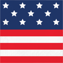 Peace and Patriotism Luncheon Napkins product image