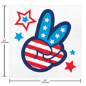 Peace and Patriotism Luncheon Napkins product image