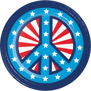 Peace and Patriotism Dessert Plates product image
