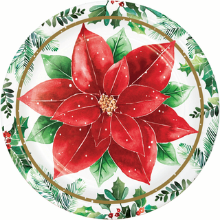 Christmas Blossom Dessert Plates