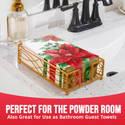 Christmas Blossom Guest Towel Napkins image 3