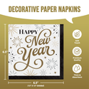 Dazzling Midnight Luncheon Napkins