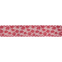 Christmas Poinsettia Lace Table Runner
