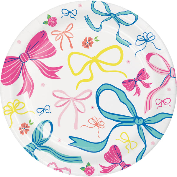 Bow Bash 7" Dessert Plates | 8 Pack