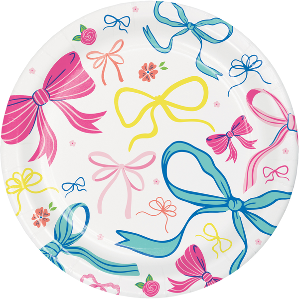 Bow Bash 9" Party Plates | 8 Pack