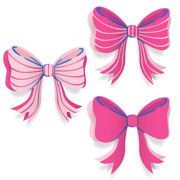 Bow Bash Wall Decorating Kit | 3 Pc