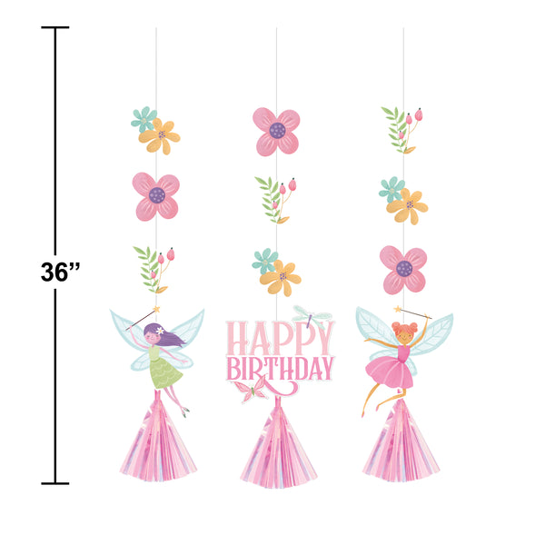 Forest Fairy Hanging Swirl Decorations